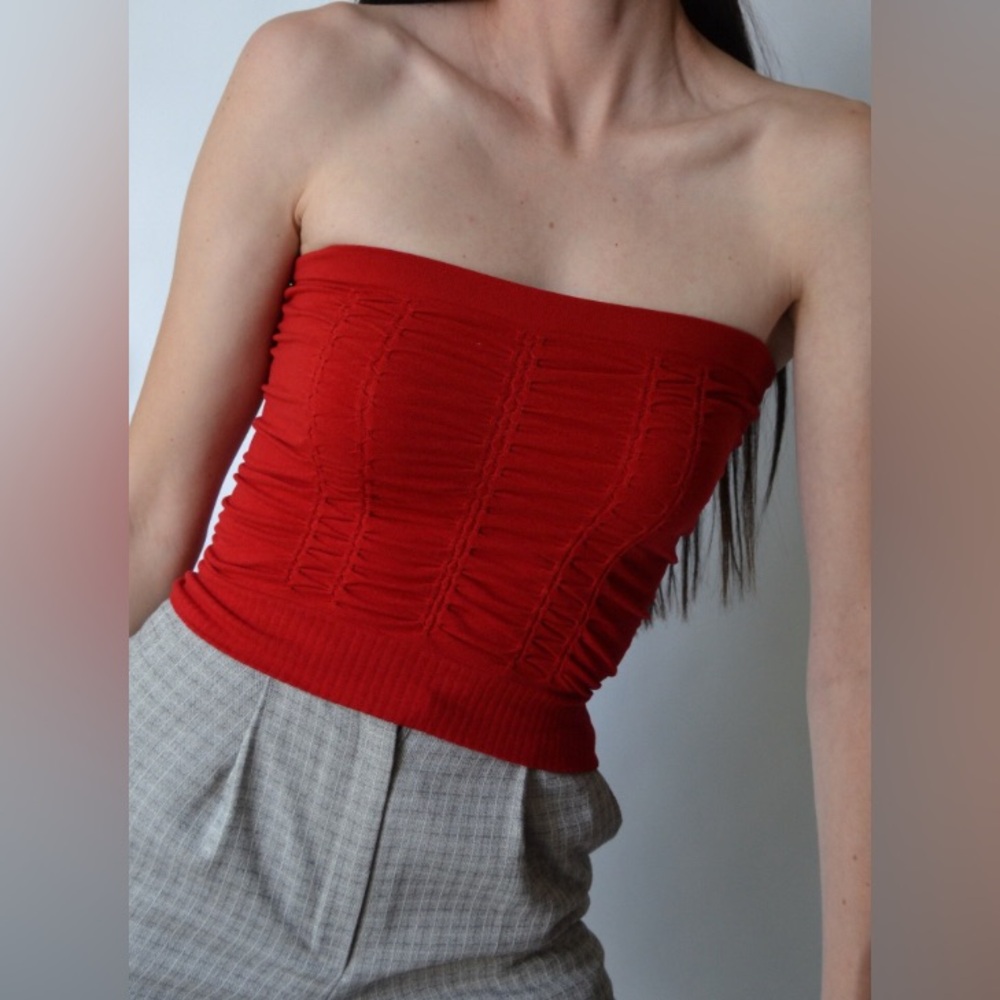 Vintage Y2K Cropped Tube Top